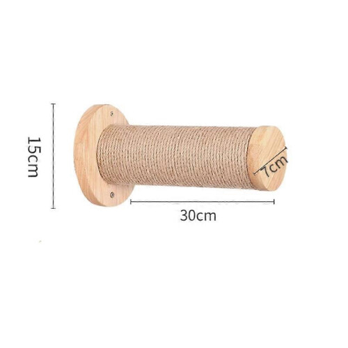 Cat Wall Steps 2-Pack – Wall-Mounted Climbing Shelves with Jute Scratching Surface 1
