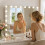 80x60cm Make-up Mirror with 20 Dimmable LEDs, USB 2