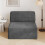 Corduroy Modular Sofa | Cloud-style Sectional Sofa Middle Seat Fluffy Memory Foam Cushions 8