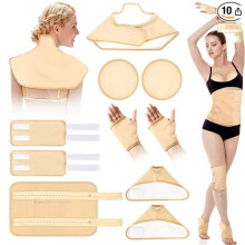 Castor Oil Pack Adjustable Waist Belt (10-Piece Button Set) - Reusable Organic Cotton Wrap