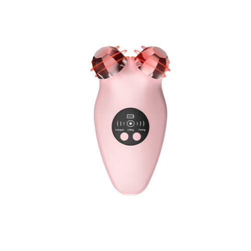EMS Microcurrent Ansigtsløftende Massager - Skønhedsinstrument til Hjemmebrug Pink