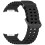 Bracelete Oceano de Silicone Compatível com Samsung Watch8 e Watch8 Classic Black 1