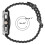 Bracelete Oceano de Silicone Compatível com Samsung Watch8 e Watch8 Classic Black 4