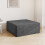 Corduroy Modular Sofa | Cloud-style Sectional Sofa Fluffy Memory Foam Cushions Footstool Only 7