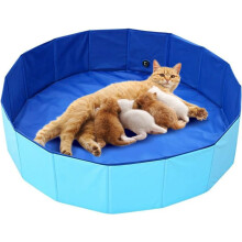 Foldable Cat Bathing Pool – Portable Pet Bath Tub for Easy Storage
