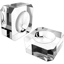 2er-Pack Kristallkugelständer, transparenter Kugelständer, Kristallkugelhalter, Sockel zur Präsentation von Kristallkugeln un