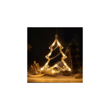 (Kerstboom) Originele kerstraamdecoratie met hanglampjes