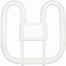 Bombilla CFL GR10q de 4 pines, 28 W, 3500 K, luz blanca cálida, 2000 lúmenes, luz fluorescente compacta cuadrada 2D, CA 220 V, bom