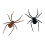 Creepy Spider Magnet – 3D Decorative for Halloween Party 1