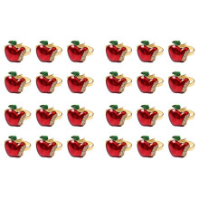 Napkin Rings Set of 24, Red Apple Napkin Ring for Wedding, Dinner Party, Banquet, Serviette for Christmas, Birthday