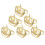 Halloween Table Decoration Pumpkin Napkin Ring for Dining 6Pcs 1
