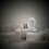Creative stainless steel crystal table lamp modern style bedside lamp (white) 4