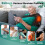 Electric Heating Vibration Shoulder Massager Wrap 3 Massage Mode 3 Adjustabal Temperature Shoulder Support Belt Strap 7