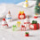 3 stk. julegaveeskefigur miniatyrleke til fest 5
