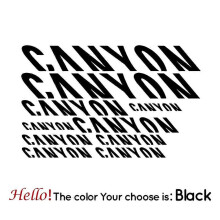 Ptz35.1cm-27.6cm vanntett ripesikker reflekterende Canyon Highway terrengsykkelklistremerke, hjulklistremerkebeskyttelse for de
