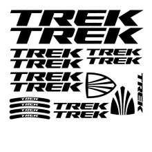 For TREK sykkelklistremerker, ramme, bilklistremerke, sykkeltuning, felg, hjulklistremerke, logo, emblem, vanntett vinylklistre