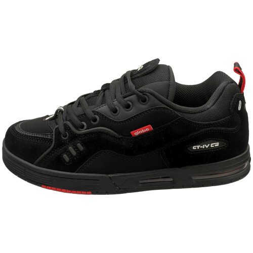 (10.5) Globe Ct-4 Mens Trainers in Black Red 2