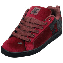 (37.5) DC Shoes COURT GRAFFIK LE Damen Skate Trainer in Weinrot