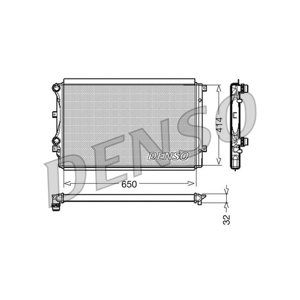 Radiator fits SKODA YETI 5L 1.2 1.4 1.8 09 to 17 Denso Top Quality Guaranteed - Image 39