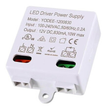 Transformator LED 12V/DC, mini transformator 0-10W, zasilacz, transformator elektroniczny do diod LED 12V