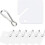 100 Pcs Key Tags with Metal Snap Hooks for Slotted Key Cabinets 1