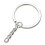 20 Pieces Keyring Blanks Split Metal Key Rings For Keys, Crafts Diy 1