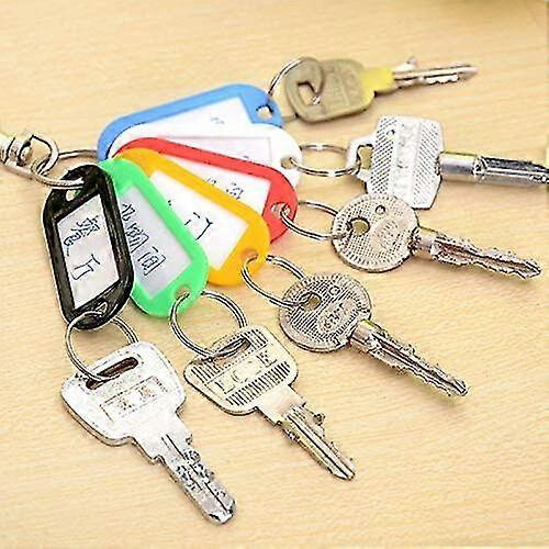 Key Labels, 100pcs Key Id Tags Key Labels Tags Plastic Key Tags, Tags With Key 2