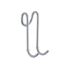 S Type Double Hook Stainless Steel Heavy Duty Adhesive Hook for Bathroom Kitchen