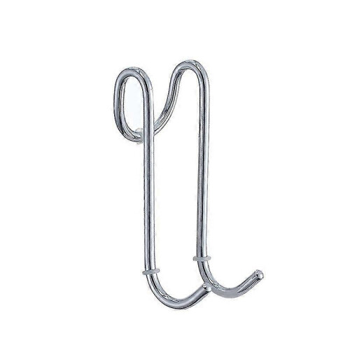 S Type Double Hook Stainless Steel Heavy Duty Adhesive Hook for Bathroom Kitchen