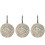 Boho Knots Shower Curtain Rings Hooks Home Decorative Bathroom Set 3