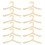 Pet Dog Clothes Storage Rack 40-Piece Plastic Hanger Organizer 1