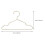 4 Pack Pet Clothes Drying Hangers Storage Set for Iron Hooks 2