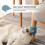 Brosse d'auto-toilettage bleue pour petits chiens et chats (1 pièce) 5