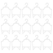 Sturdy Plastic Pet Clothes Hangers 15Pcs Pack for Dog Storage