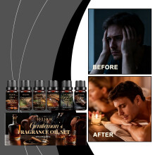 EELHOE Men's Aroma Oil Set Indoor Air Fresh Atmosphere Home Loose Fragrance Daily Herbal Aroma