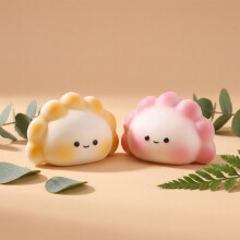 Dumpling Kneading Le Cartoon Dumpling Shape Casual Fun Uncomfortable Hand Soft Comfortable Casual Unpacking Toy