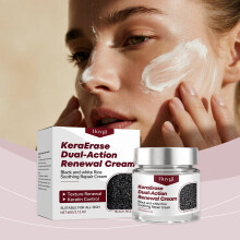HOYGI Black and White Rice Facial Cream: Gentle moisturizing and nourishing for face and body, cleansing, smoothing, and softening skin.