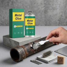 Metallic Glue High Temperature Waterproof Bonded Stainless Steel Copper Aluminum Sealed Casting Sand Eye Bore Cracked Metallic Glue
