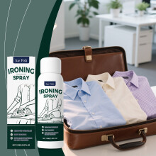Jue fish Clothes Ironing Spray Protecting Clothes Smoothing Shirts Wrinkle Free Ironing Convenient Travel