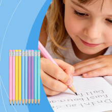 Noteory Candy Color with Eraser Head Pencil Macaron Color Painting Learning to Write Convenient Stationery Pencil