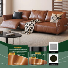 Jaysuing Leather Treatment Kit Home Sofa Leather Daily Care Cleaning Refurbishment Treatment Kit