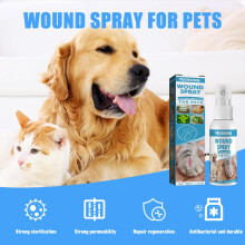 YEGBONG Pet Wound Spray for Dogs and Cats: Skin Rash, Scratching, Wound Treatment and Care Spray