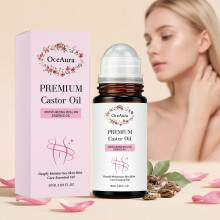 OceAura Castor Moisturizing Roll-On Essential Oil Daily Moisturizing Lightweight Moisturizing Massage Body Skin Essential Oil