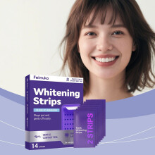 Feimuko Purple Glossy Care Teeth Sticker Daily Portable Home Use Care Oral Easy Handling Teeth Sticker