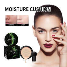 JAYSUING Mushroom Cushion Foundation, Natural Radiance & Fresh Coverage, Long-Lasting Soft & Flawless Lightweight Base