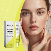 HOYGI Retinol Moisturizing Face Cream Texture Refreshing Moisturizing Fine Face Skin Daily Facial Treatment Cream