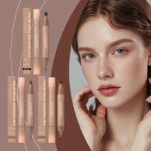 zephoco Double-haired hairline eyebrow pencil two-in-one series of natural smooth and easy to use smooth three-dimensional hair flow