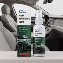 RAYHONG Plastic Care Agent, Cleans Car Interior Dirt, Surface Renewal, Glossy Plastic Daily Maintenance