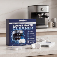 JAKEHOE Coffee Machine Cleaner, Removes Stains & Scale from Coffee Maker & Brewer, Maintenance Tablets