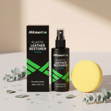 Hikmarion Plastic & Leather Care Agent, Cleans & Brightens Car Interior Leather, Daily Care Cleaner
